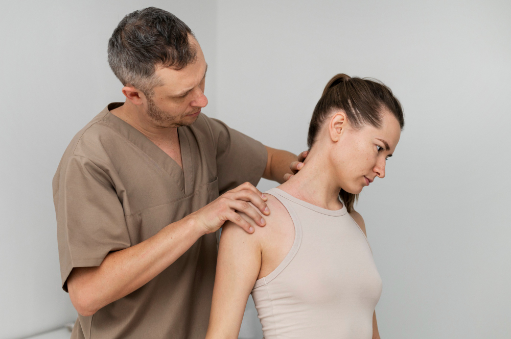 chiropractic care helps relieve shoulder pain naturally.